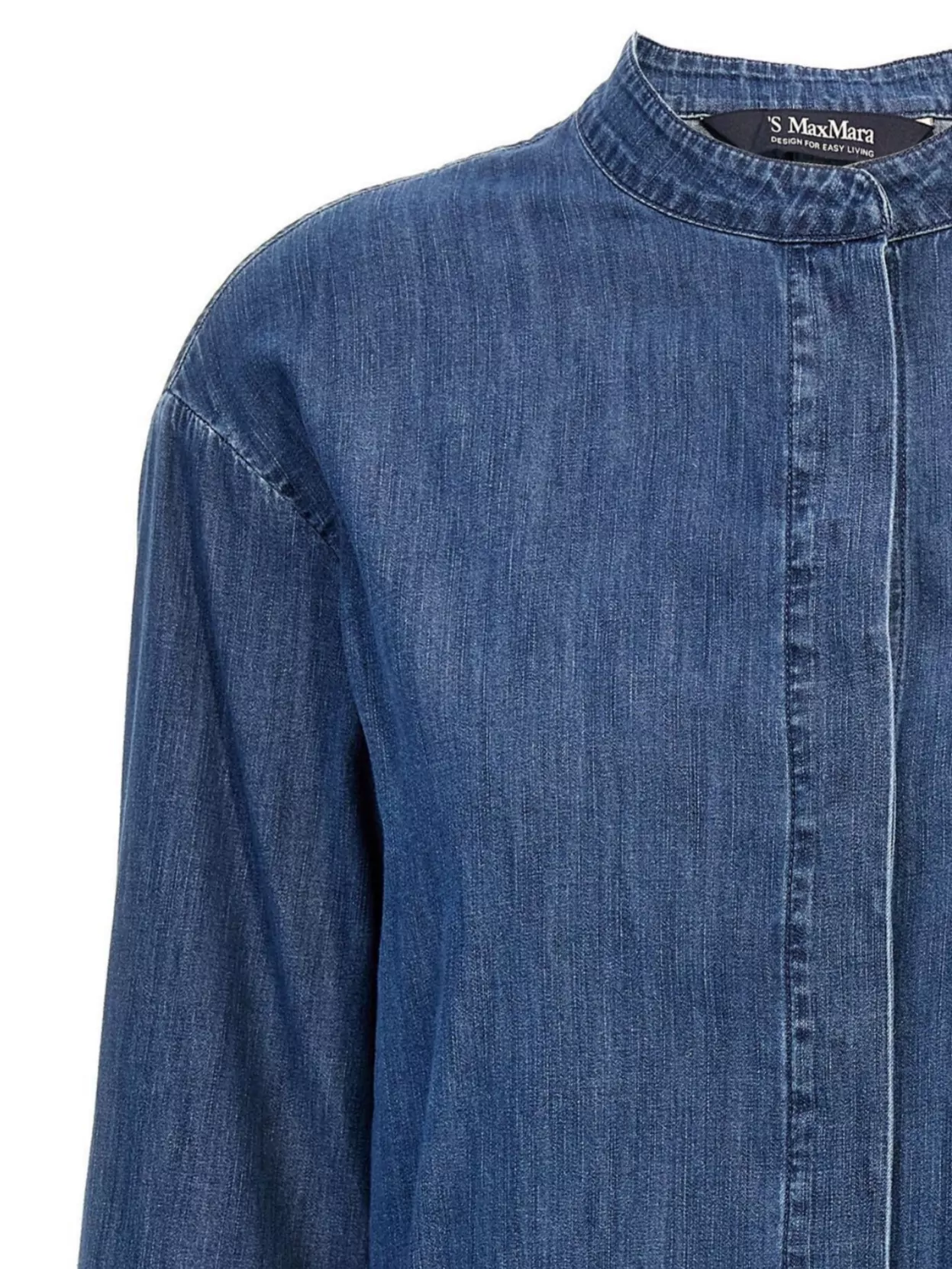 'S MAX MARA SOLID SHIRT WITH BUTTONED CUFFS