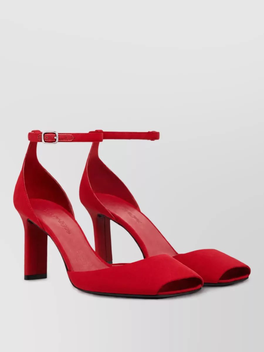 Courrèges peep toe pumps