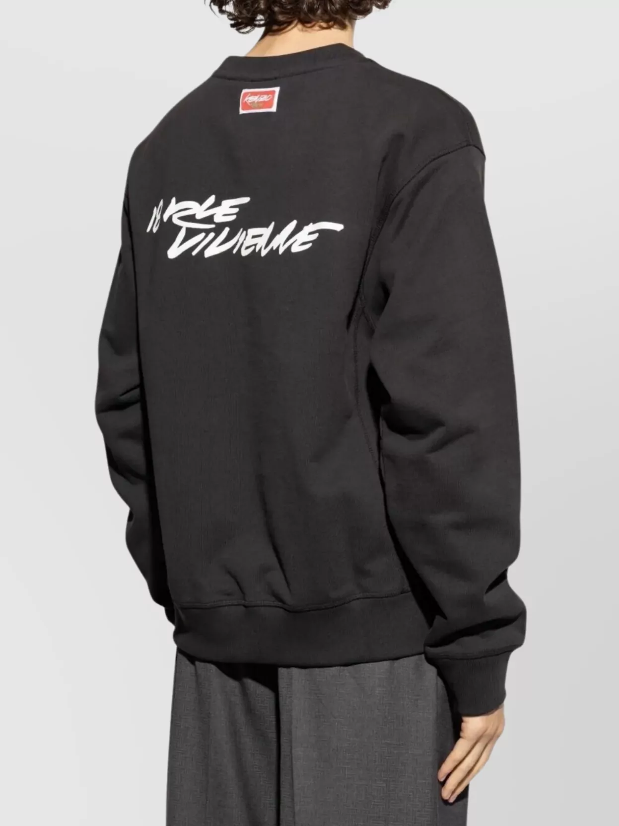 Kenzo Crew Neck Graphic Print Sweater