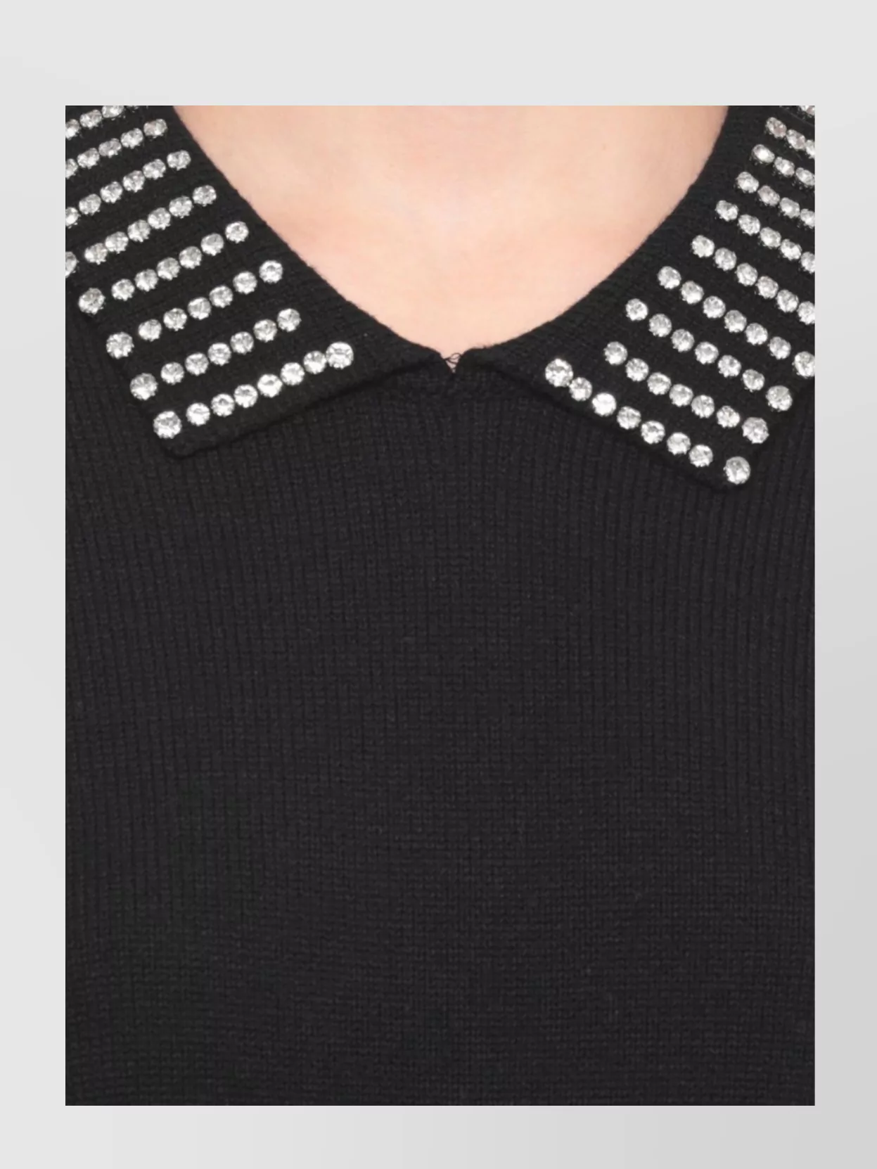 Pinko Women's Long Sleeve Strass Detail Sweater