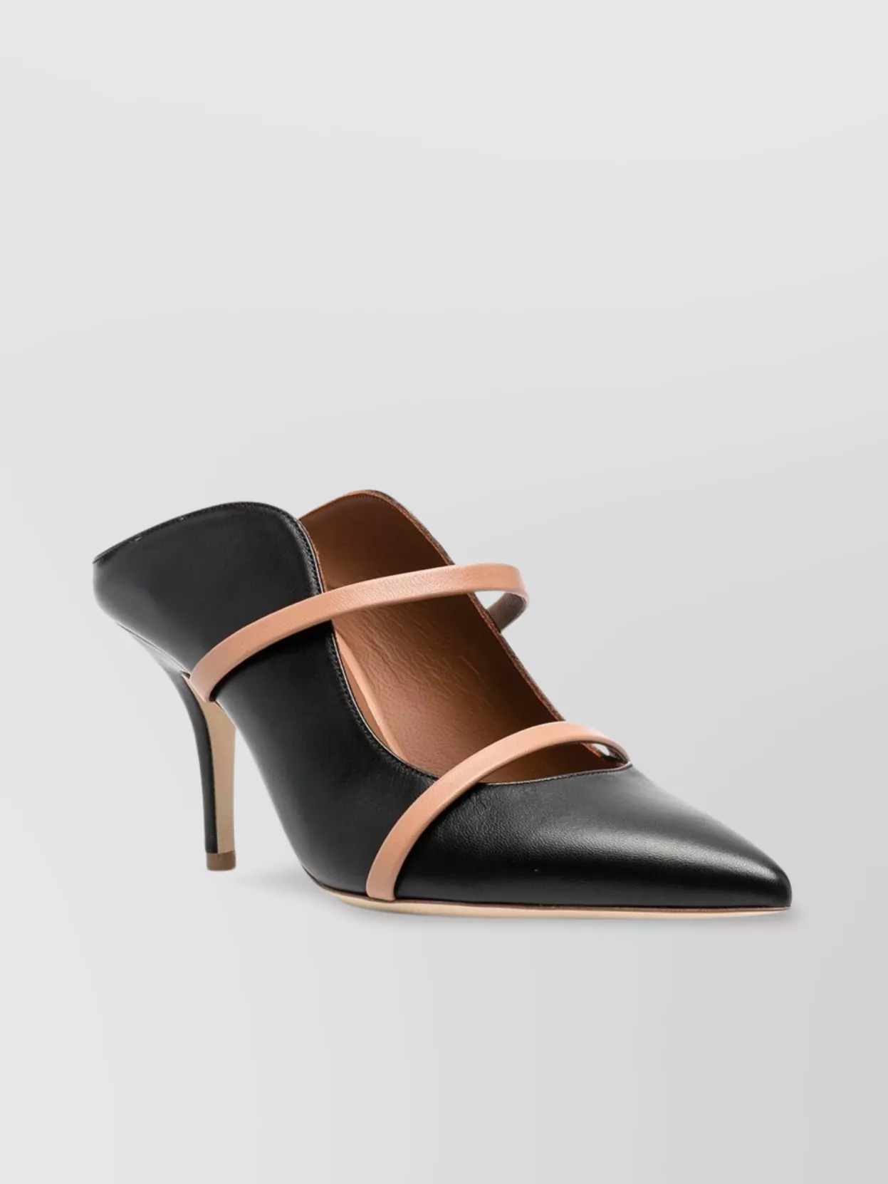Malone Souliers Maureen Leather Pumps With Dual Strap Detail