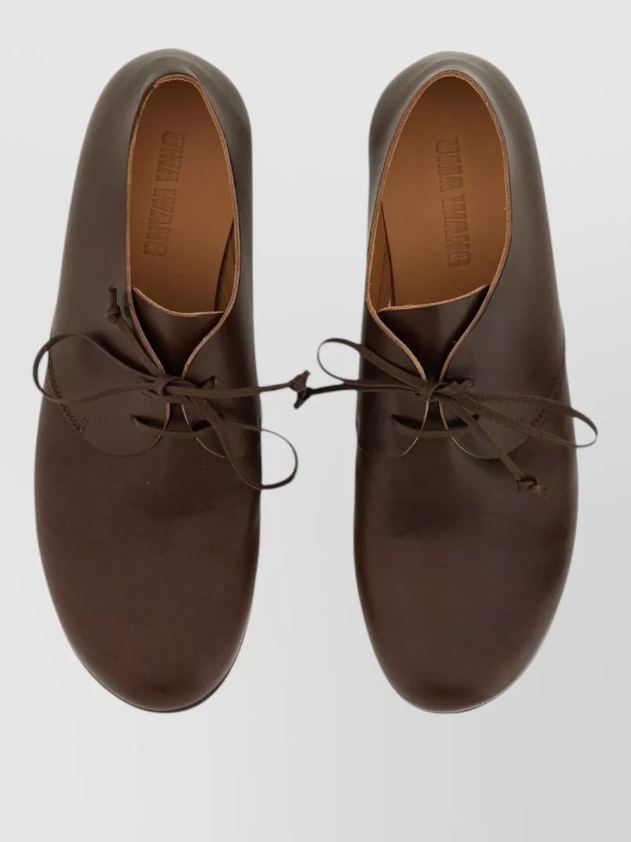 Uma Wang Leather Derby Lace-Up Shoes