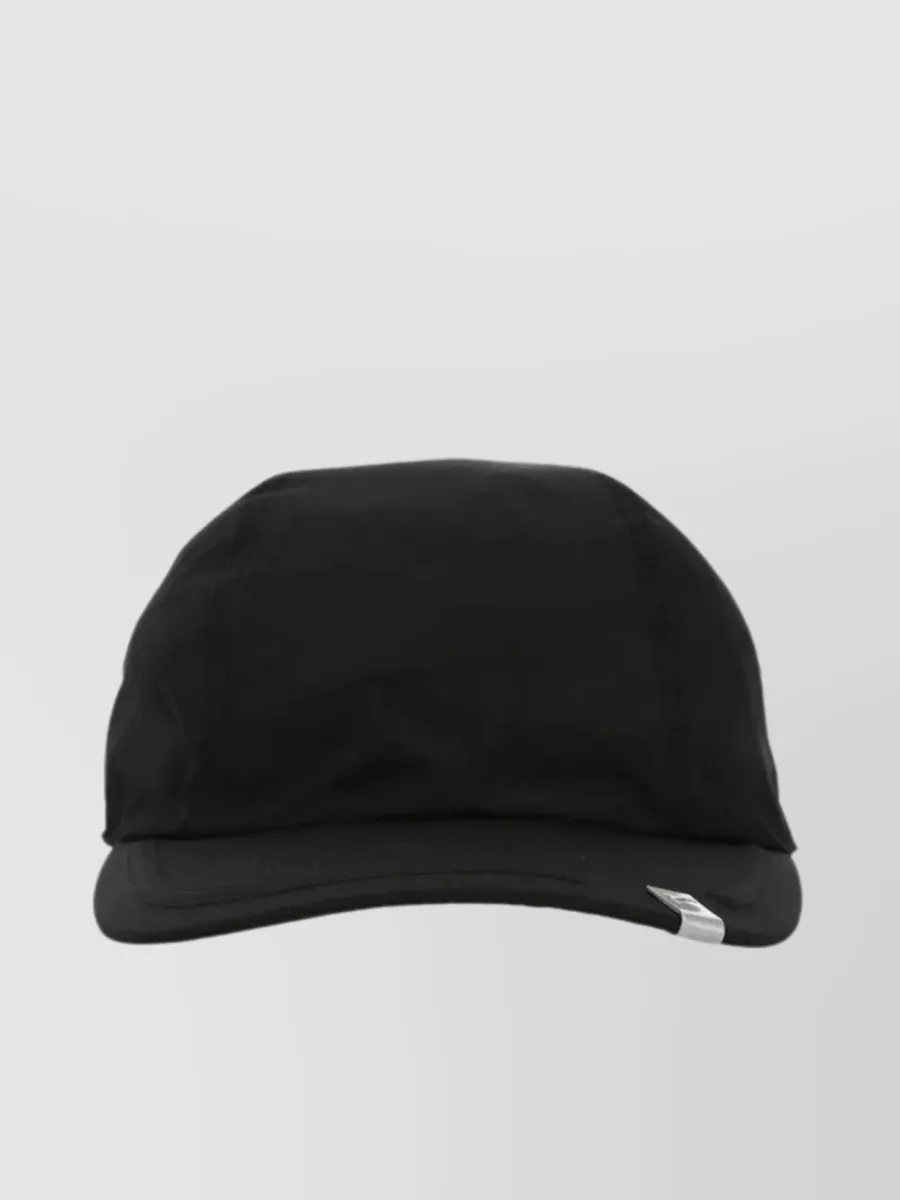 Alyx Polyester Baseball Cap With Curved Visor In Black