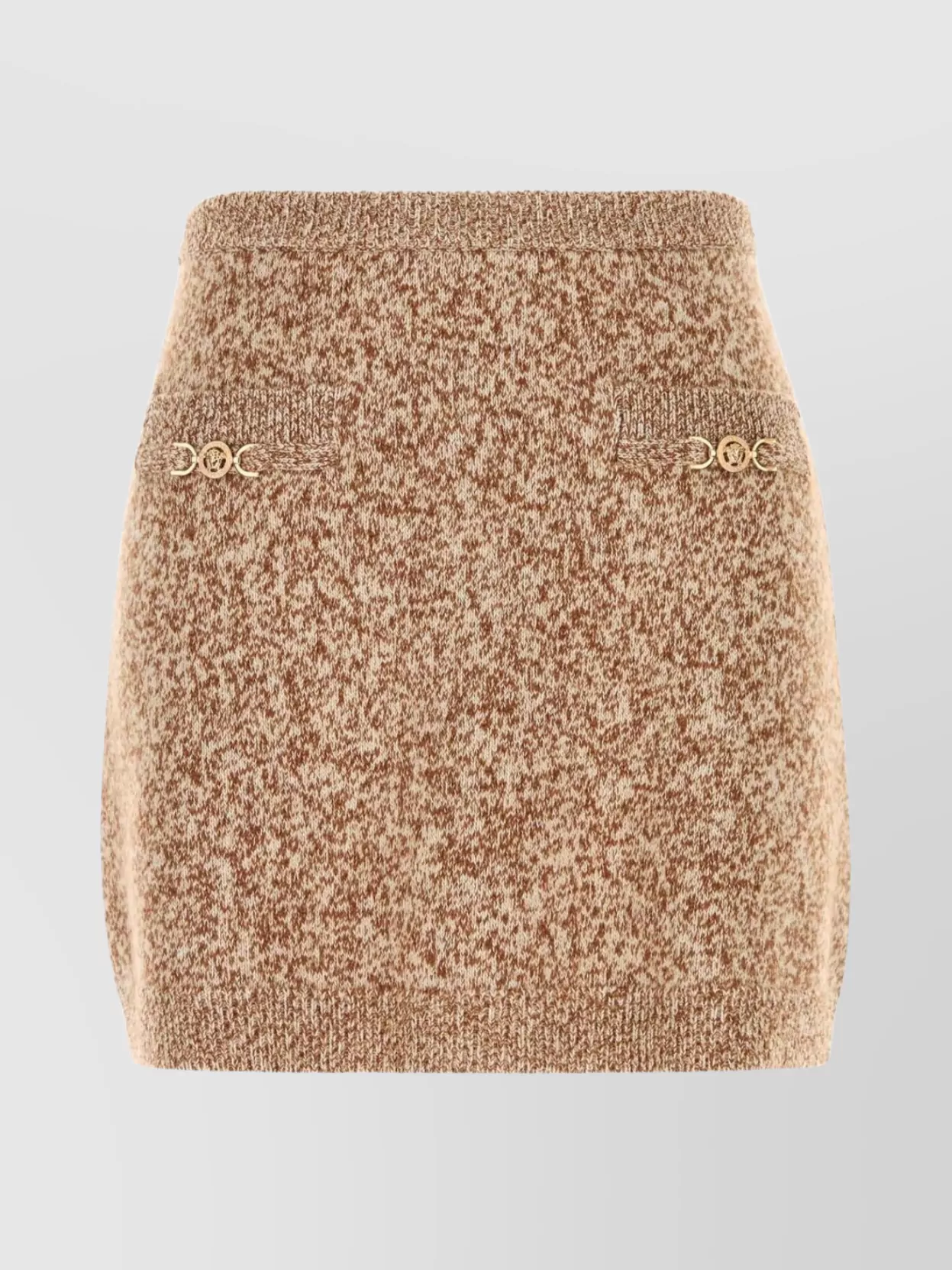 Versace Wool Blend Mini Skirt