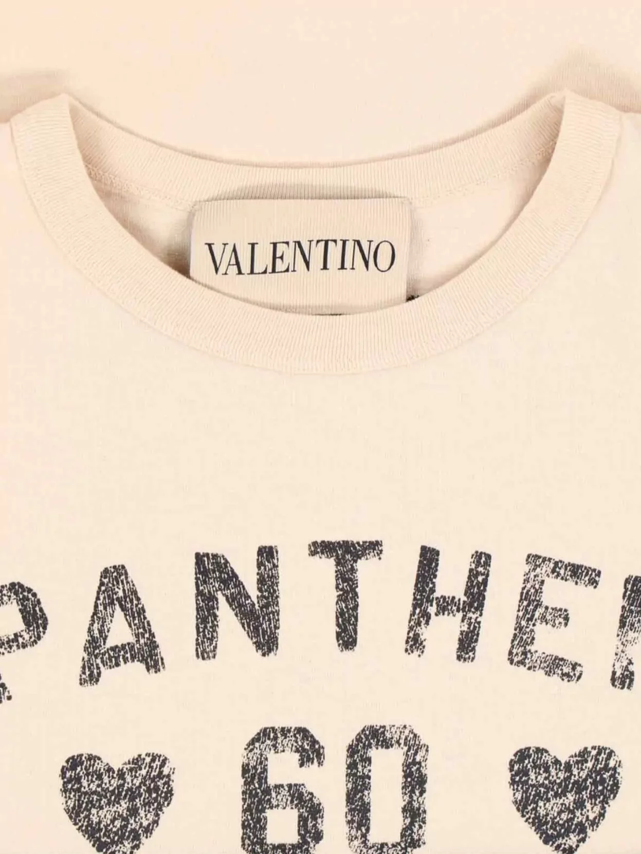 Valentino Graphic Print Crew Neck Short Sleeve Top