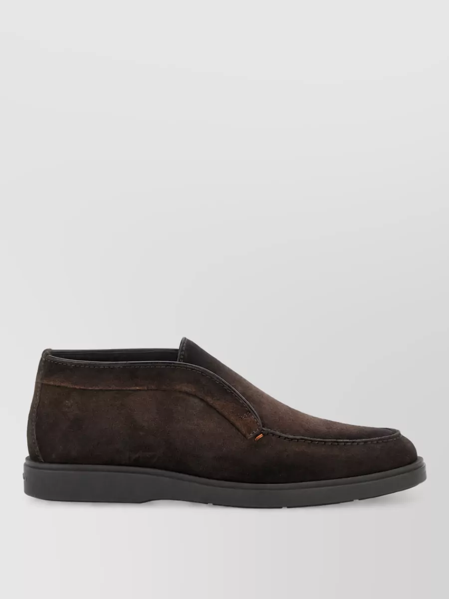 Santoni leather ankle boots