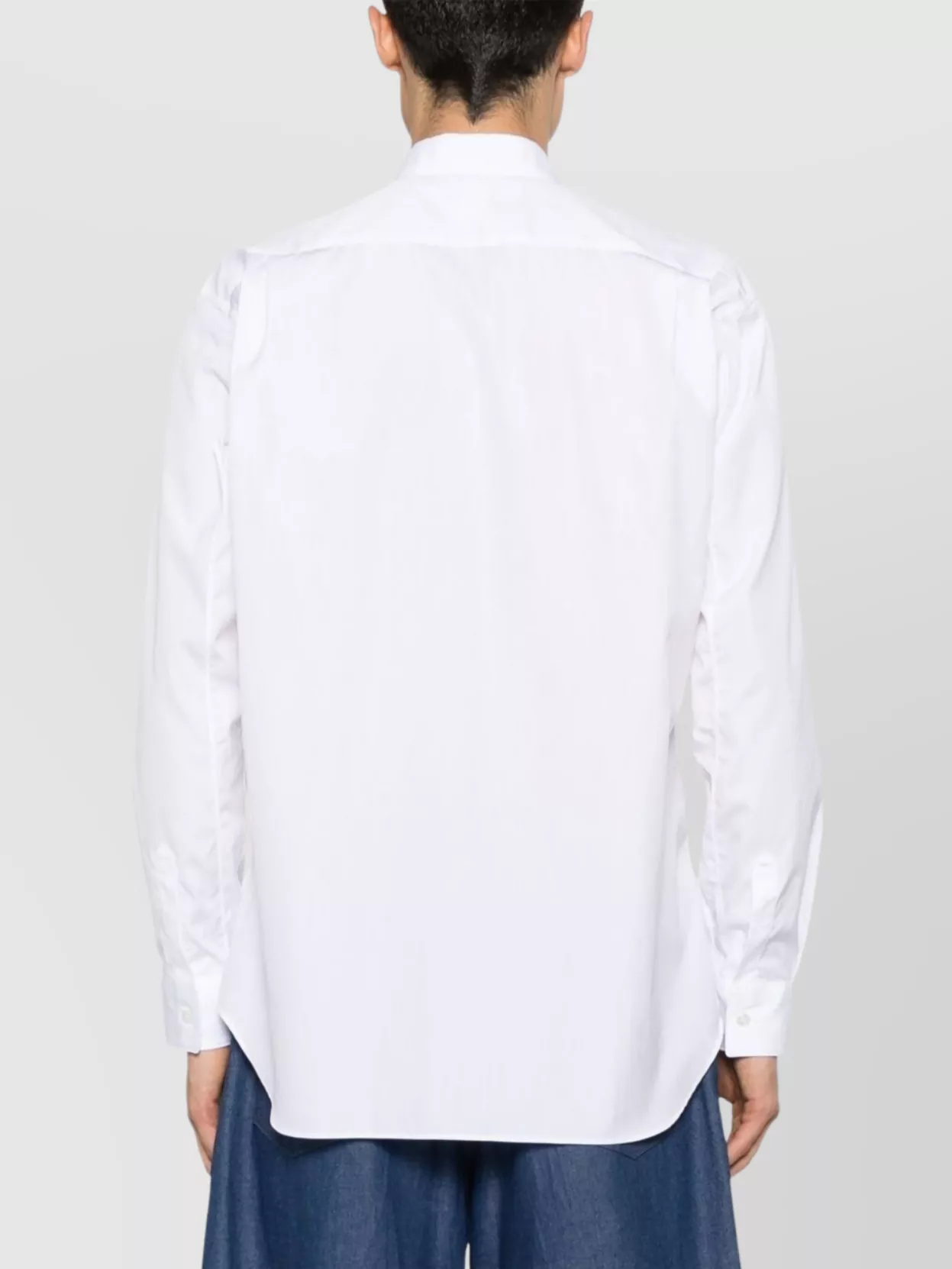 Comme Des Garçons Striped Detail Box-Pleat Shirt