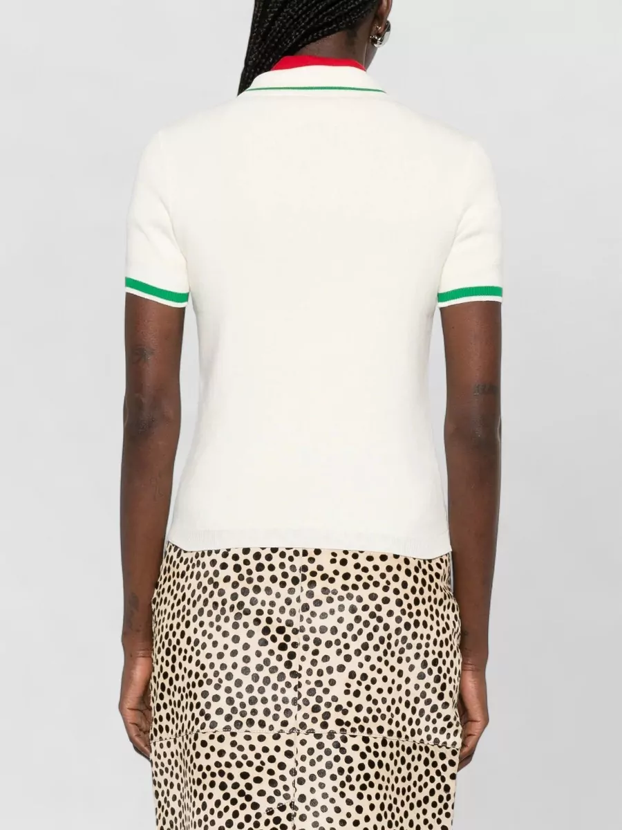 Valentino Garavani Cotton Short-Sleeve Polo Top