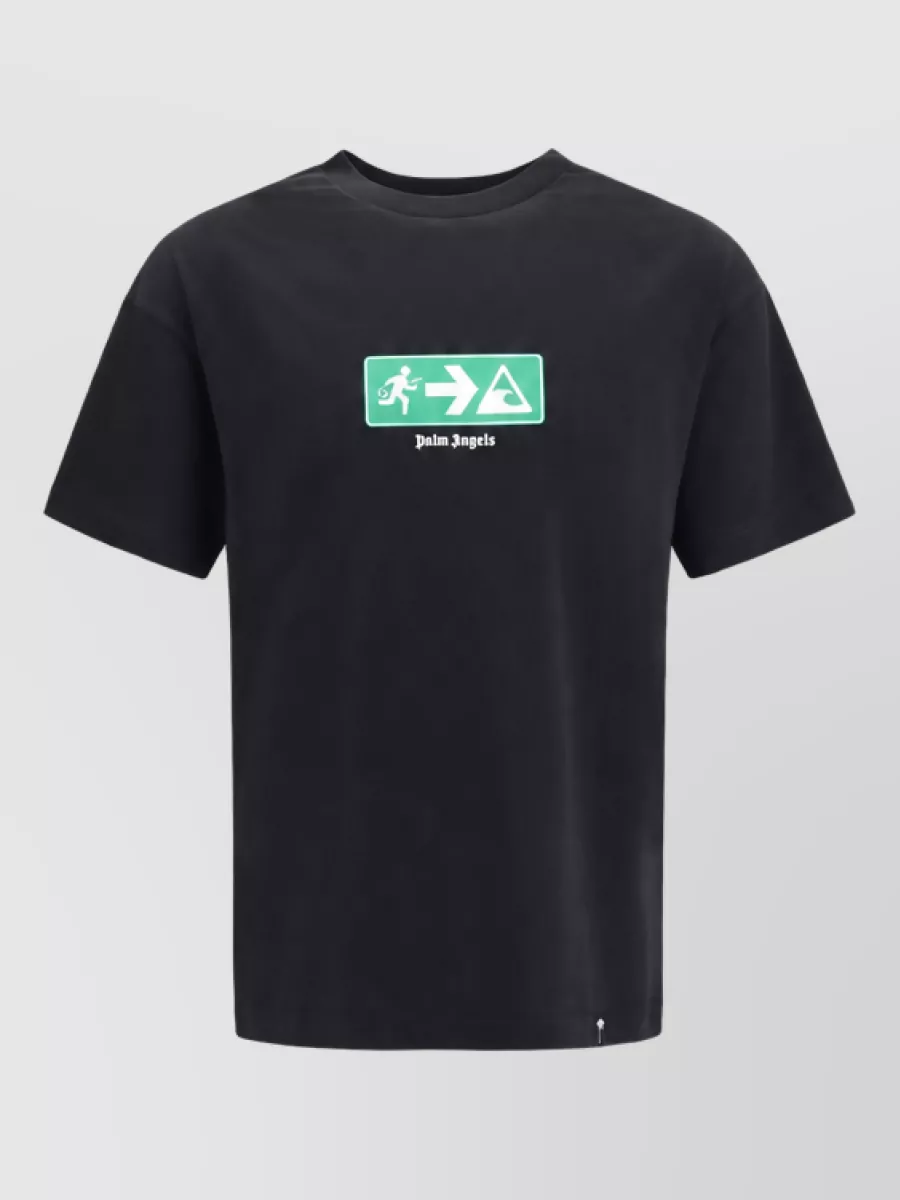 Palm Angels street signals cotton graphic-print t-shirt