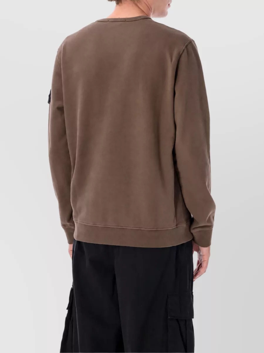 Stone Island Cotton Regular-Fit Crewneck Sweatshirt