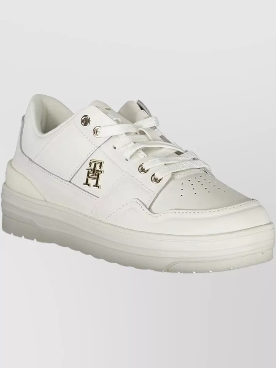 Tommy Hilfiger Leather Lace-Up Sneakers