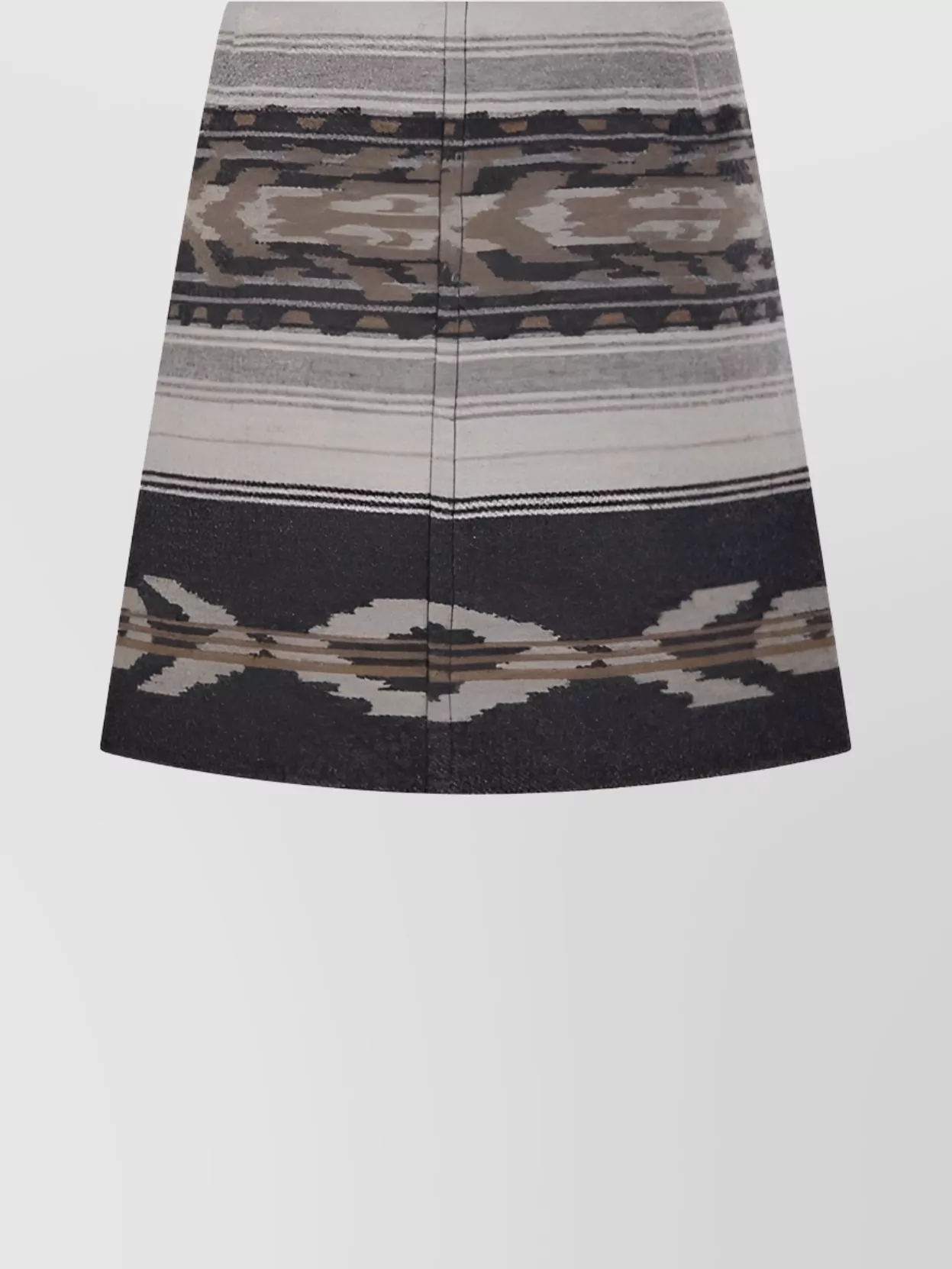 ISABEL MARANT ÉTOILE WRAP MINI SKIRT GEOMETRIC TEXTURED