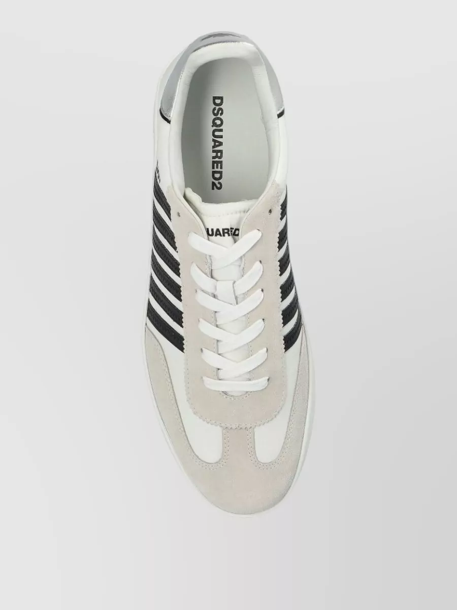 Dsquared2 Leather Low-Top Sneakers