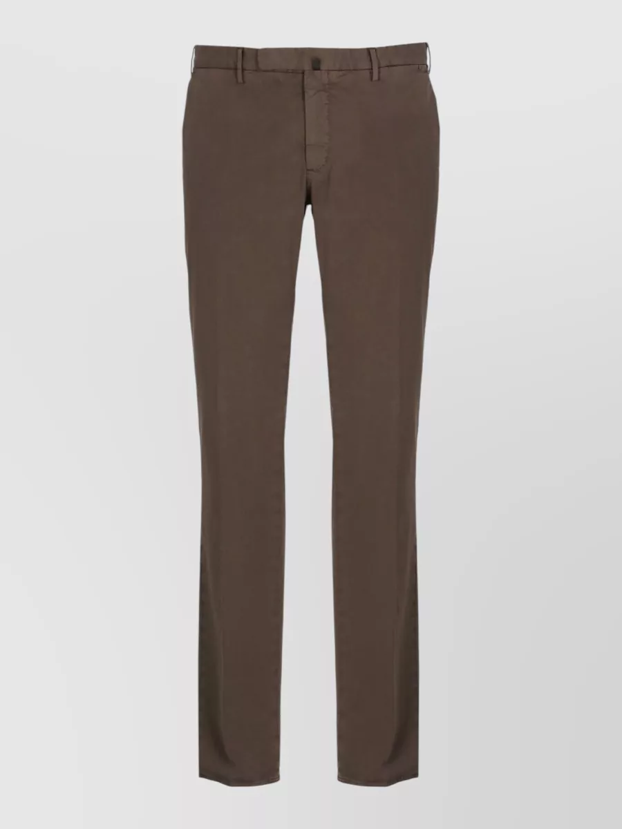Incotex straight-leg cotton trousers
