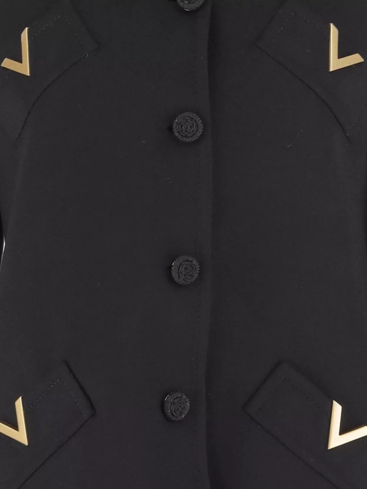 Valentino Garavani Drap Coat Compact V Gold