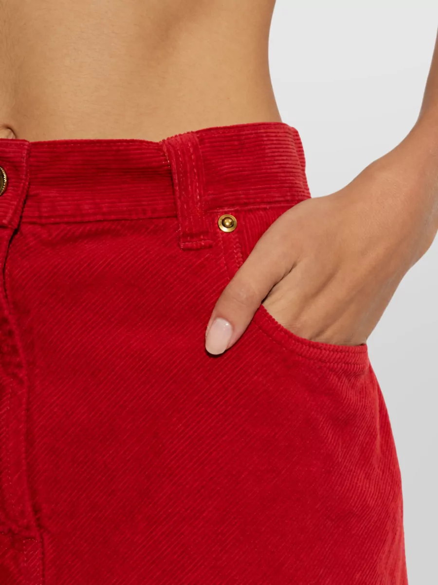 Versace Denim Mini Skirt