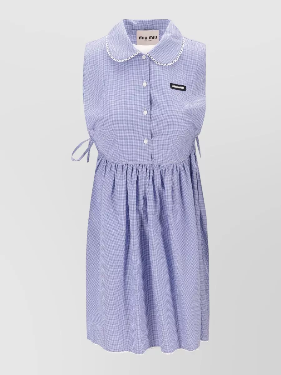 Miu Miu cotton mini dress