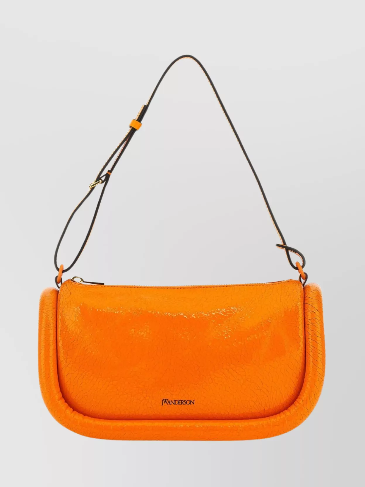 Shop Jw Anderson 15 Shoulder Bag With Leather Handle And Detachable Strap In Orange