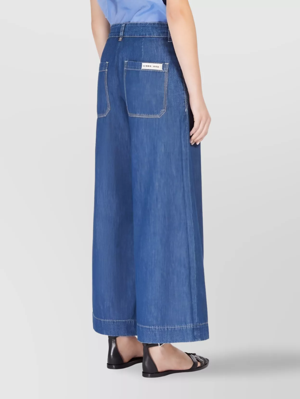 Max Mara Paul Wide Leg Denim Trousers