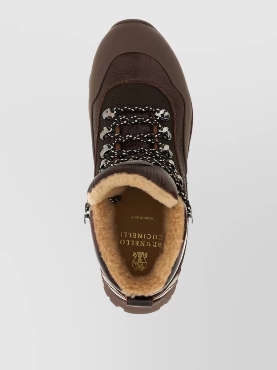 Brunello Cucinelli Leather Ankle Boots