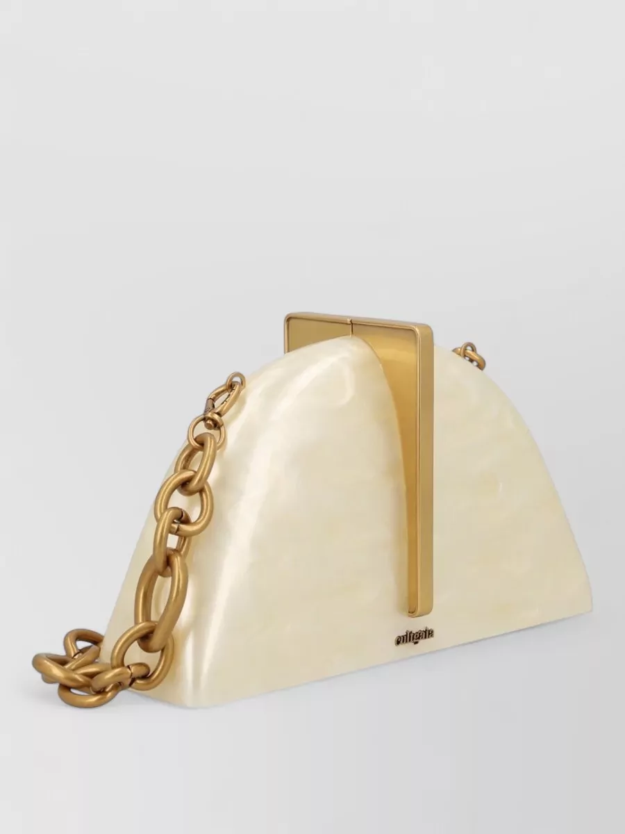 Cult Gaia Acrylic Mini Clutch Bag