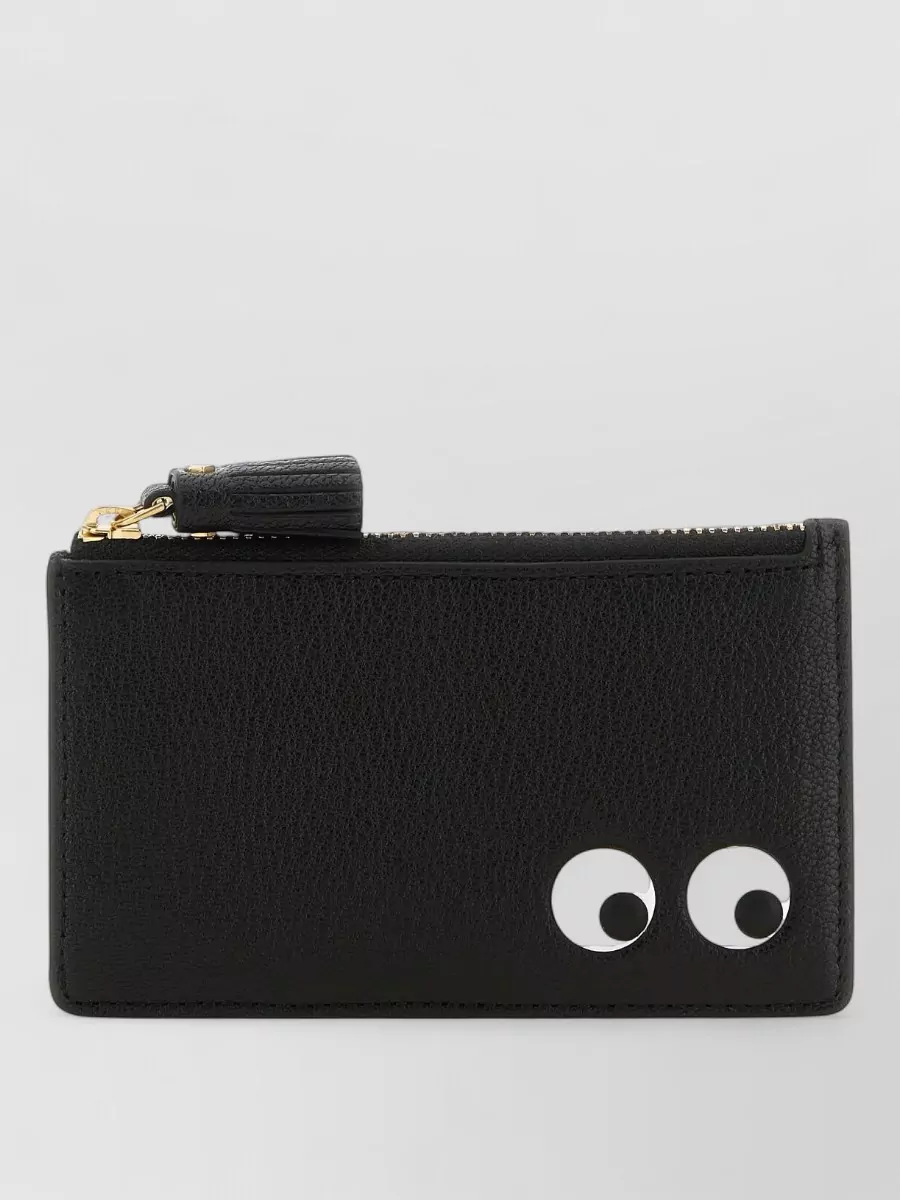 Anya Hindmarch embellished eyes leather cardholder