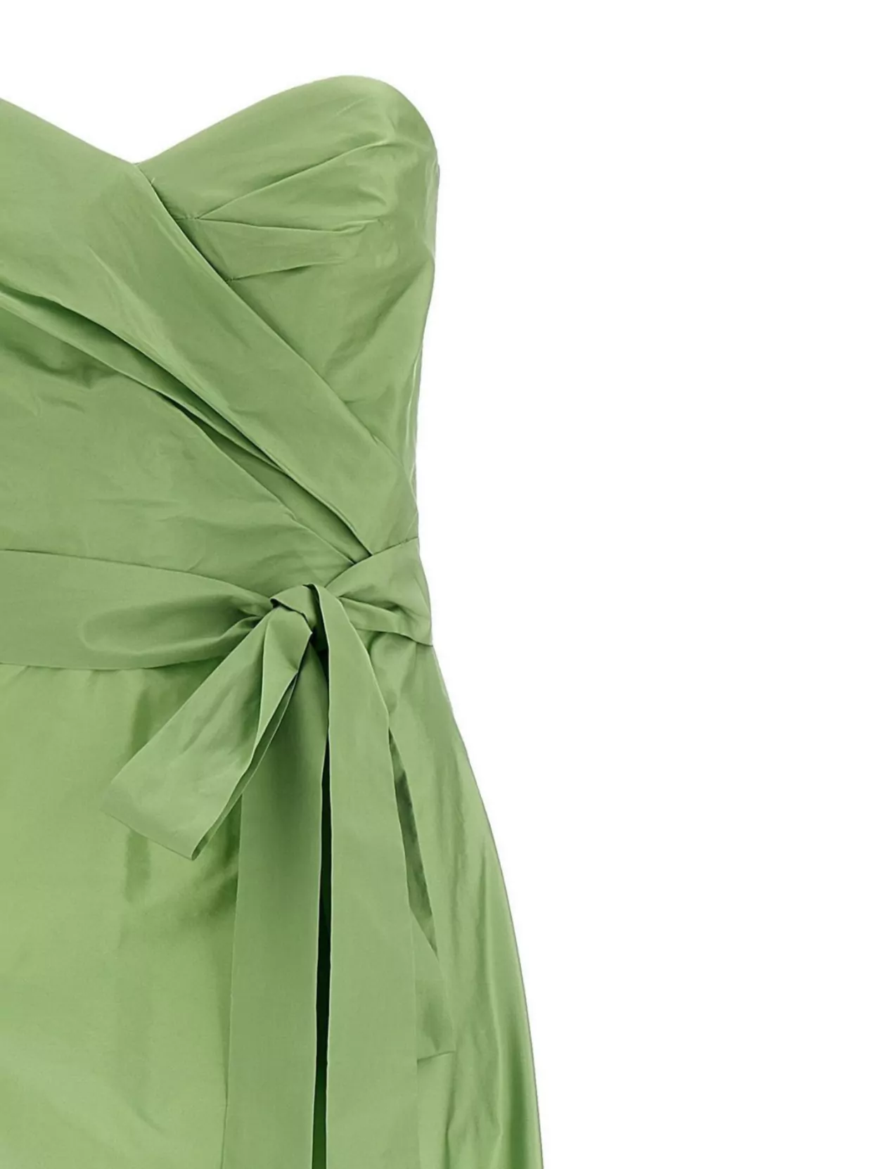 'S MAX MARA 'BOW TIERED MAXI STRAPLESS DRESS' 