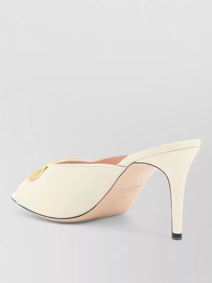 Valentino Garavani Leather High-Heel Mules