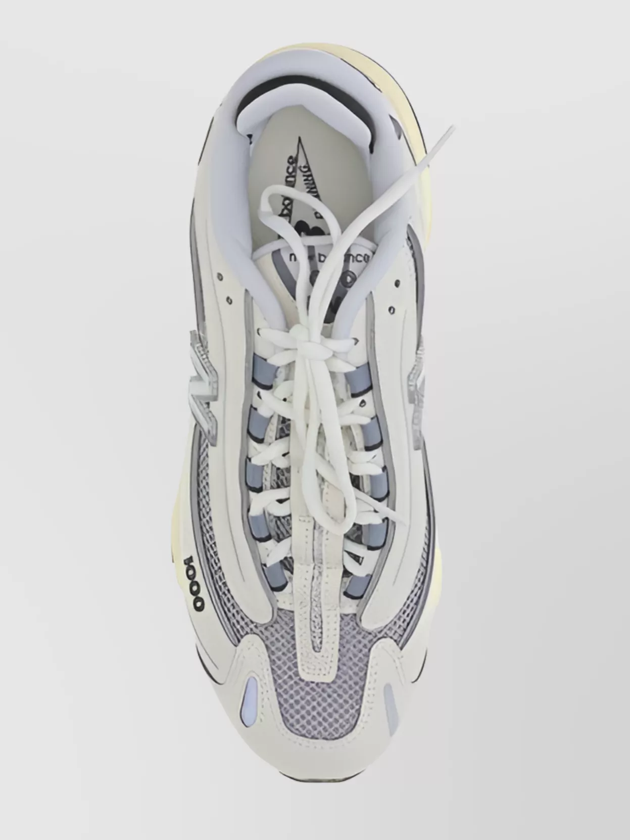 New Balance Mesh Overlay Sneakers Segmented Outsole