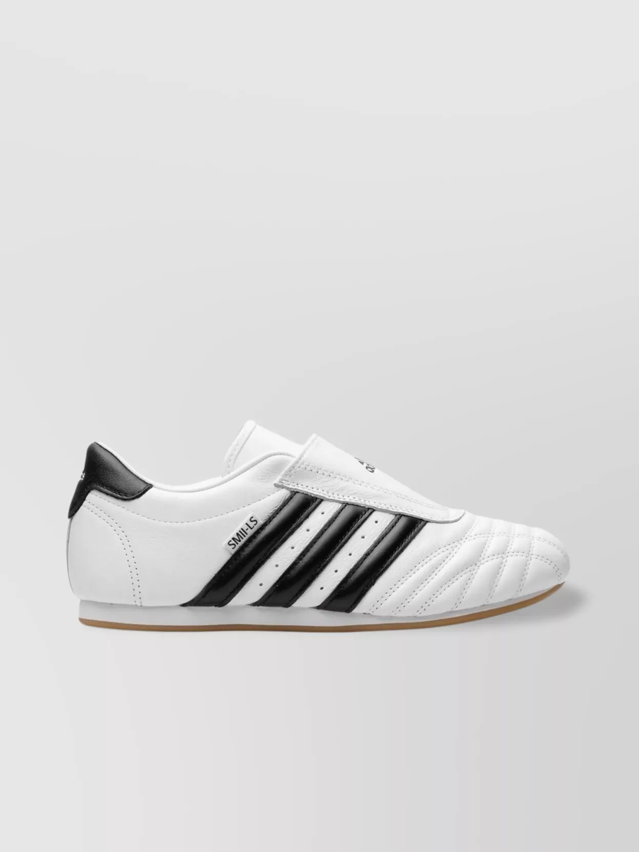 Adidas Originals Taekwondo Sneaker Quilted Rubber Sole Stripes In White