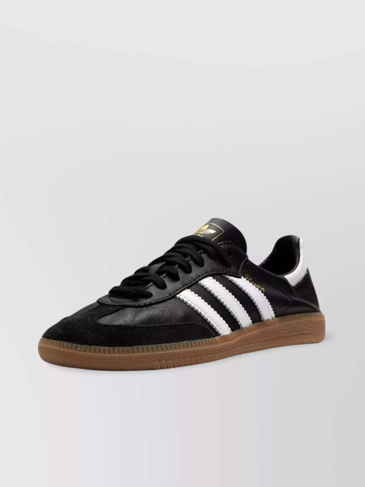 Adidas Originals Samba Og Logo-print Leather Low-top Trainers In Black