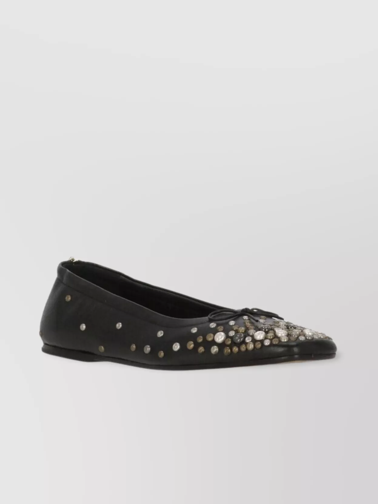 Golden Goose Lace-up Ballet Shoes Bow Detail