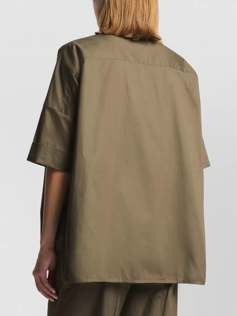 Fay Short Sleeve Collared Shirt Relaxed Fit