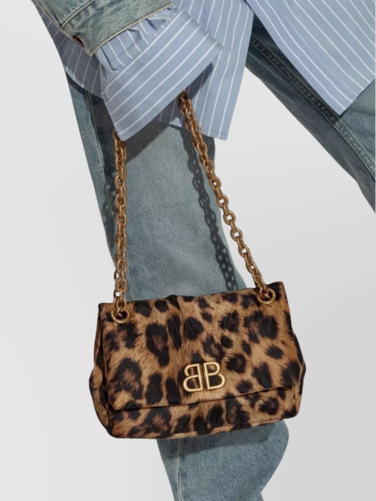 Balenciaga Leopard Print Mini Bag