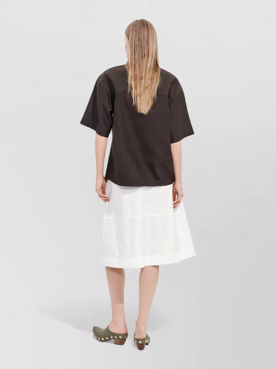 Bottega Veneta Cotton Wide-Leg Culottes