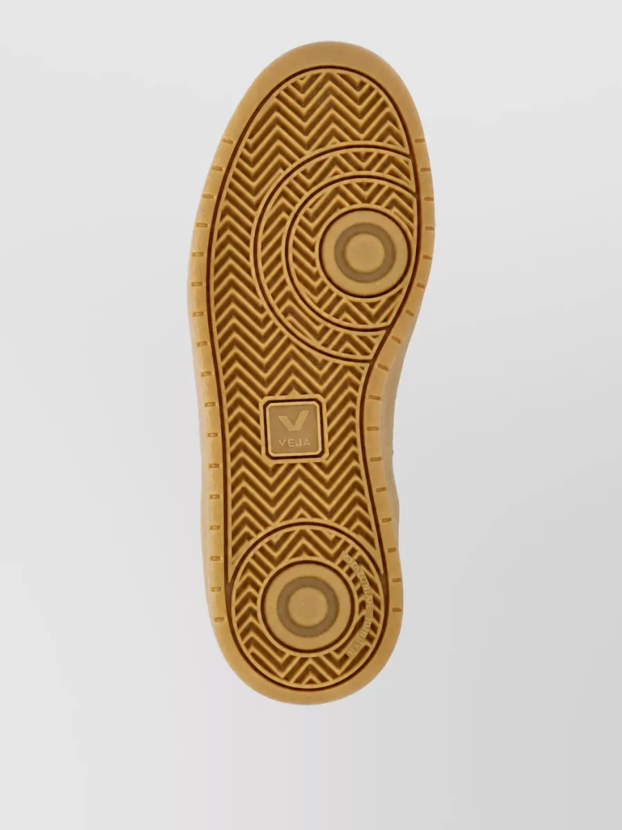Veja Leather Low Top Lace-Up Sneakers