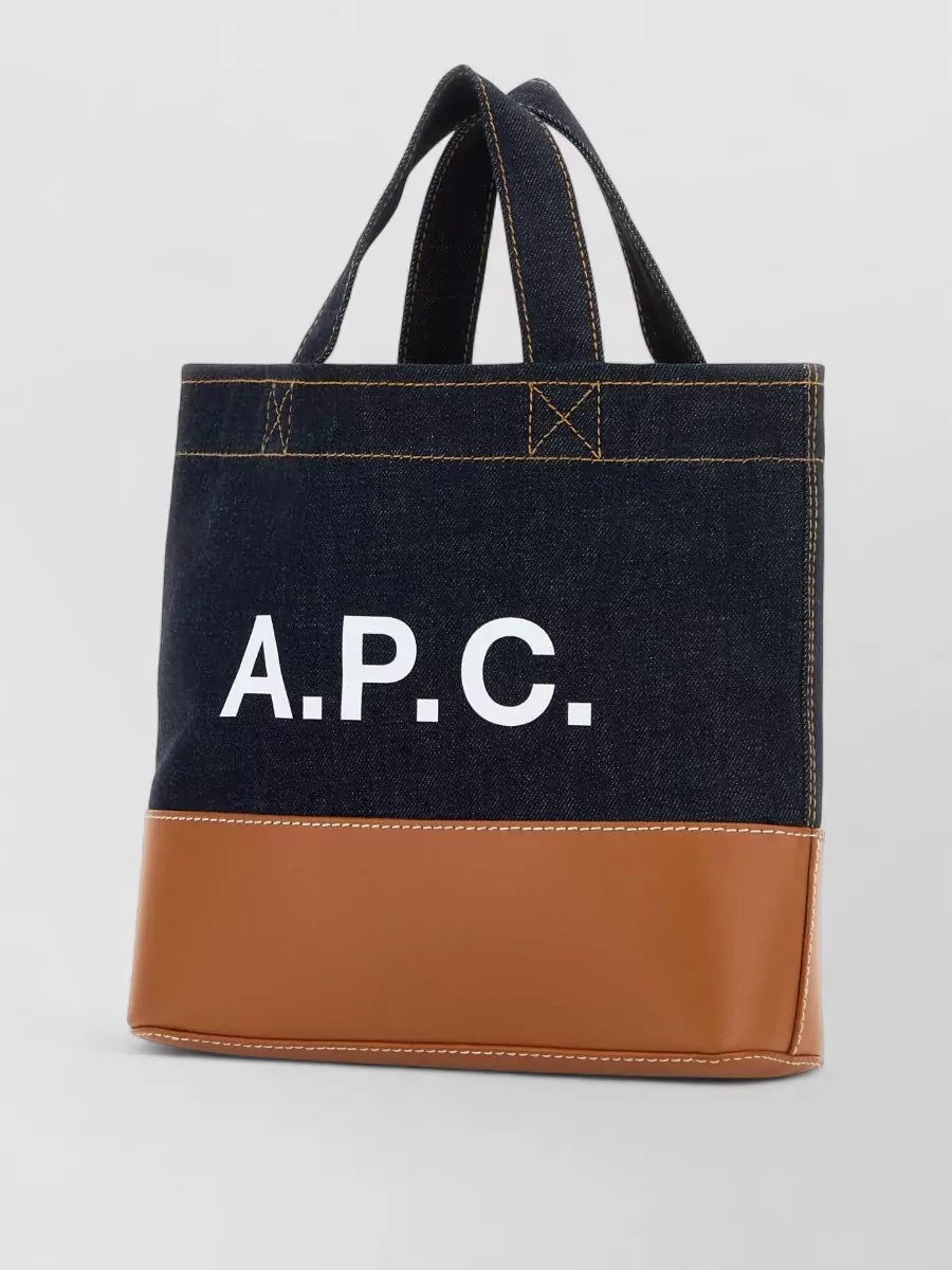 A.p.c. Mini Shopping Bag Top Handles