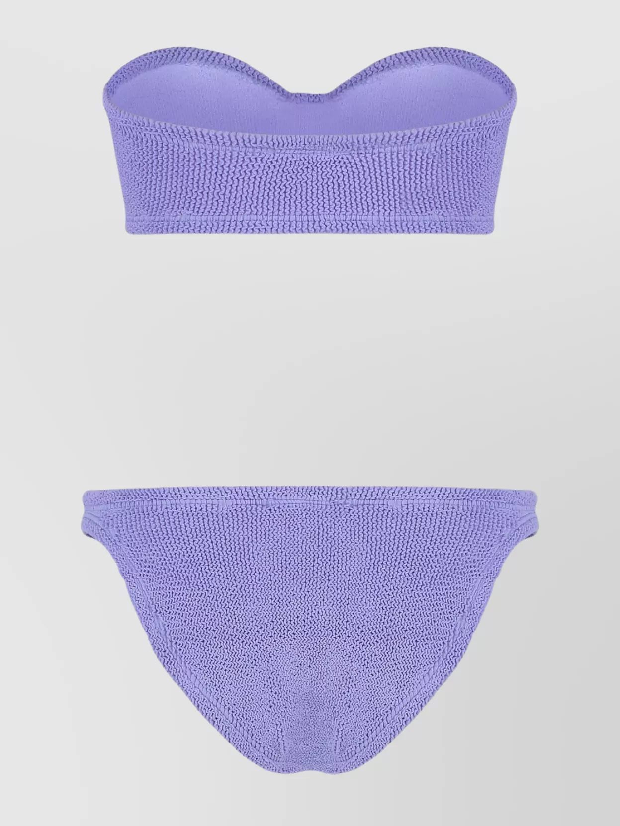 Hunza G Bandeau Top High-Cut Leg Strapless Bikini