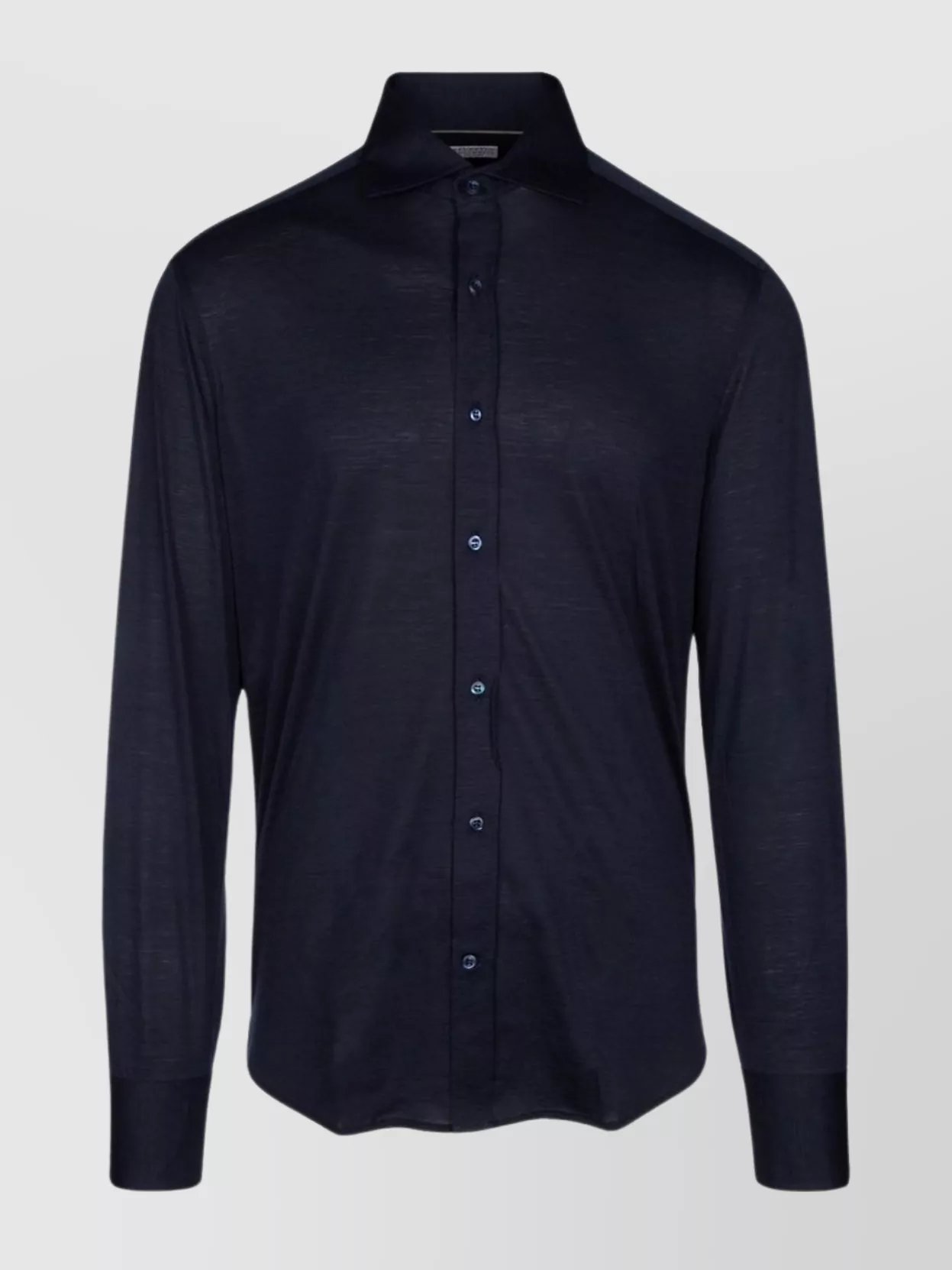 Brunello Cucinelli Long Sleeves Button-up Shirt In Blue