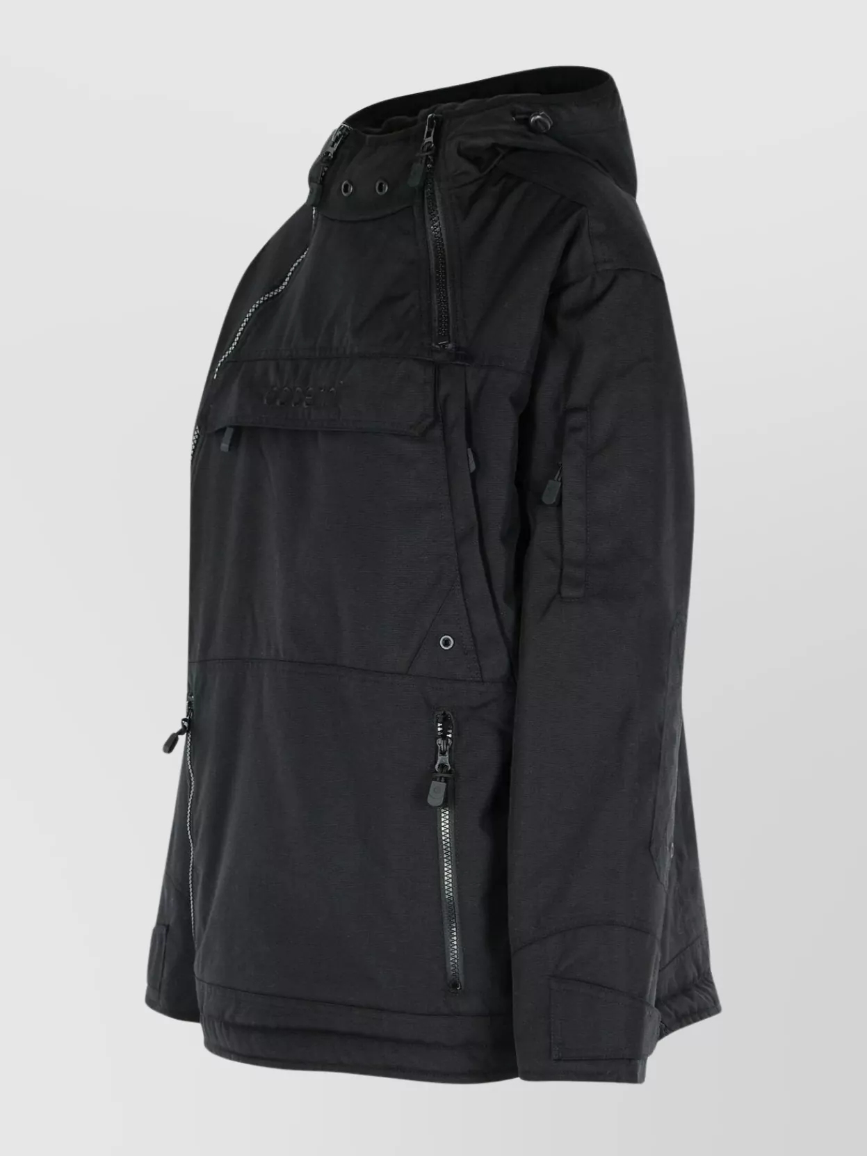 Coperni Hooded Polyamide Jacket Featuring Flap Pocket