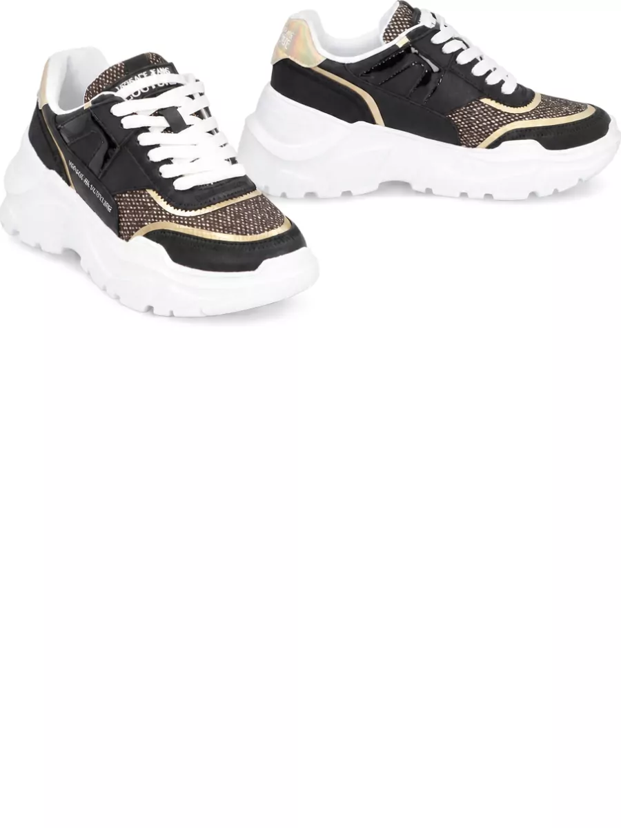 Versace Jeans Couture Leather Low-Top Sneakers