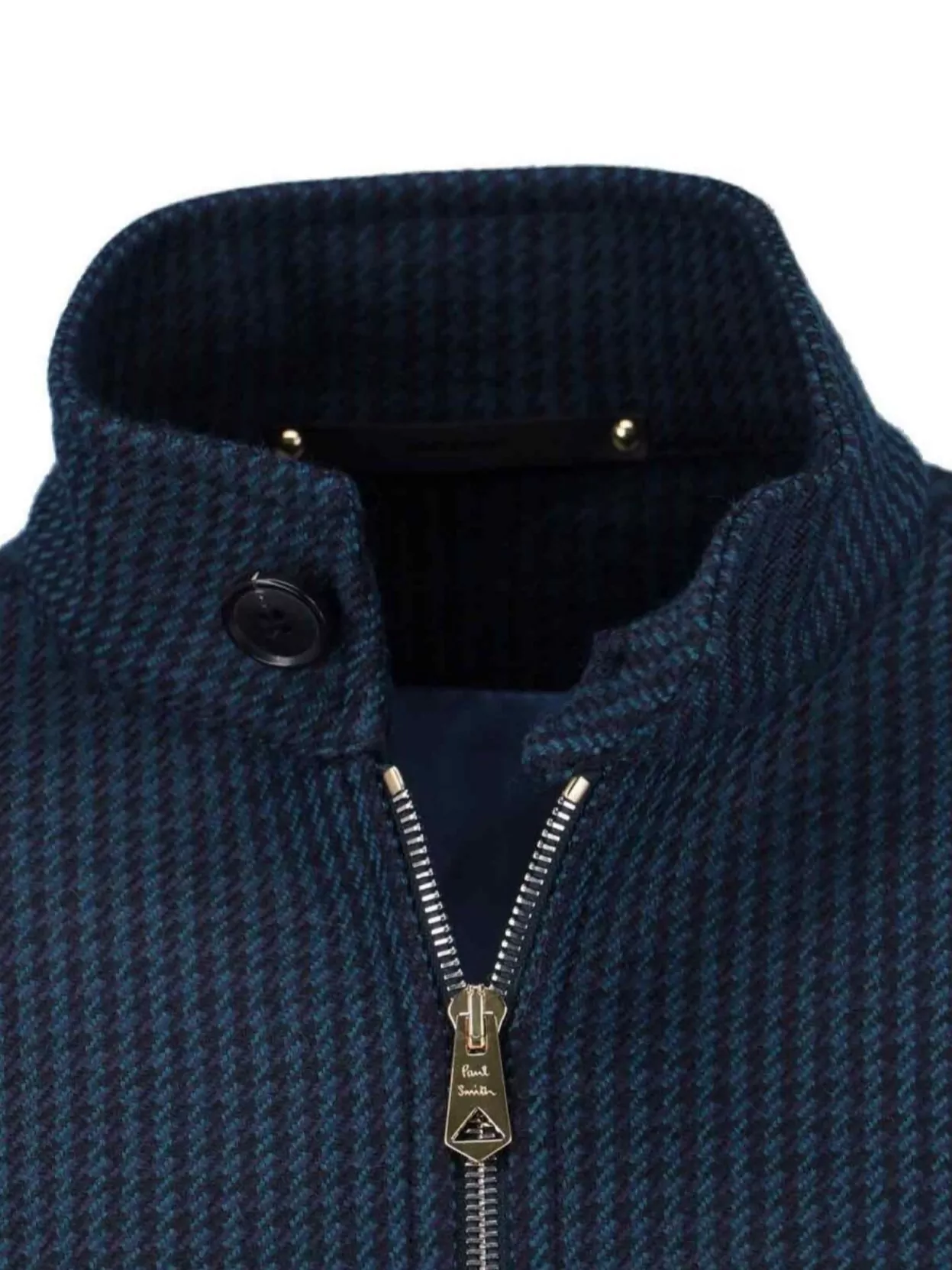 Paul Smith Modern High Collar Jacket With Snap Detail