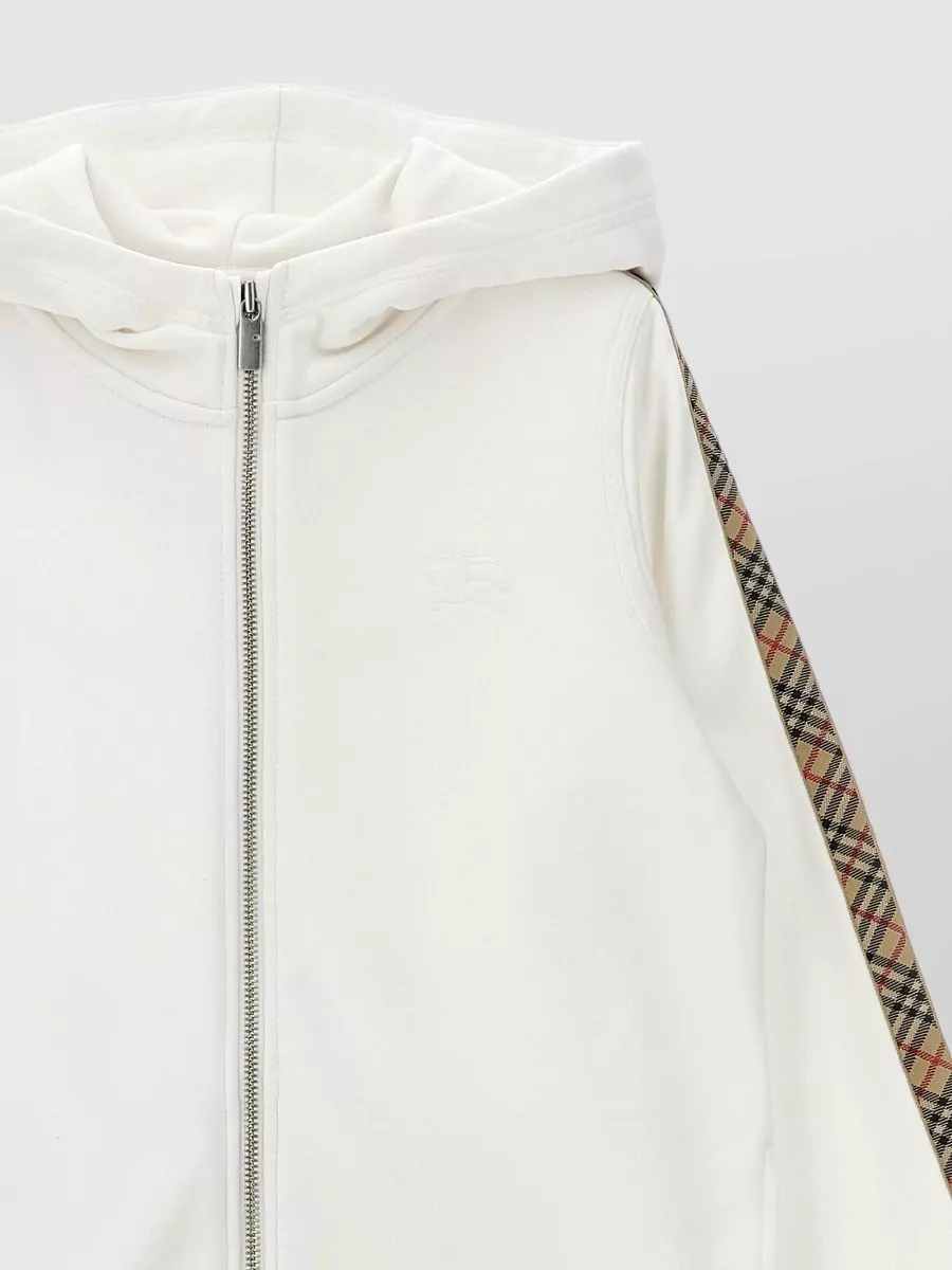 Burberry Cotton Terry Long-Sleeve Zip Hoodie