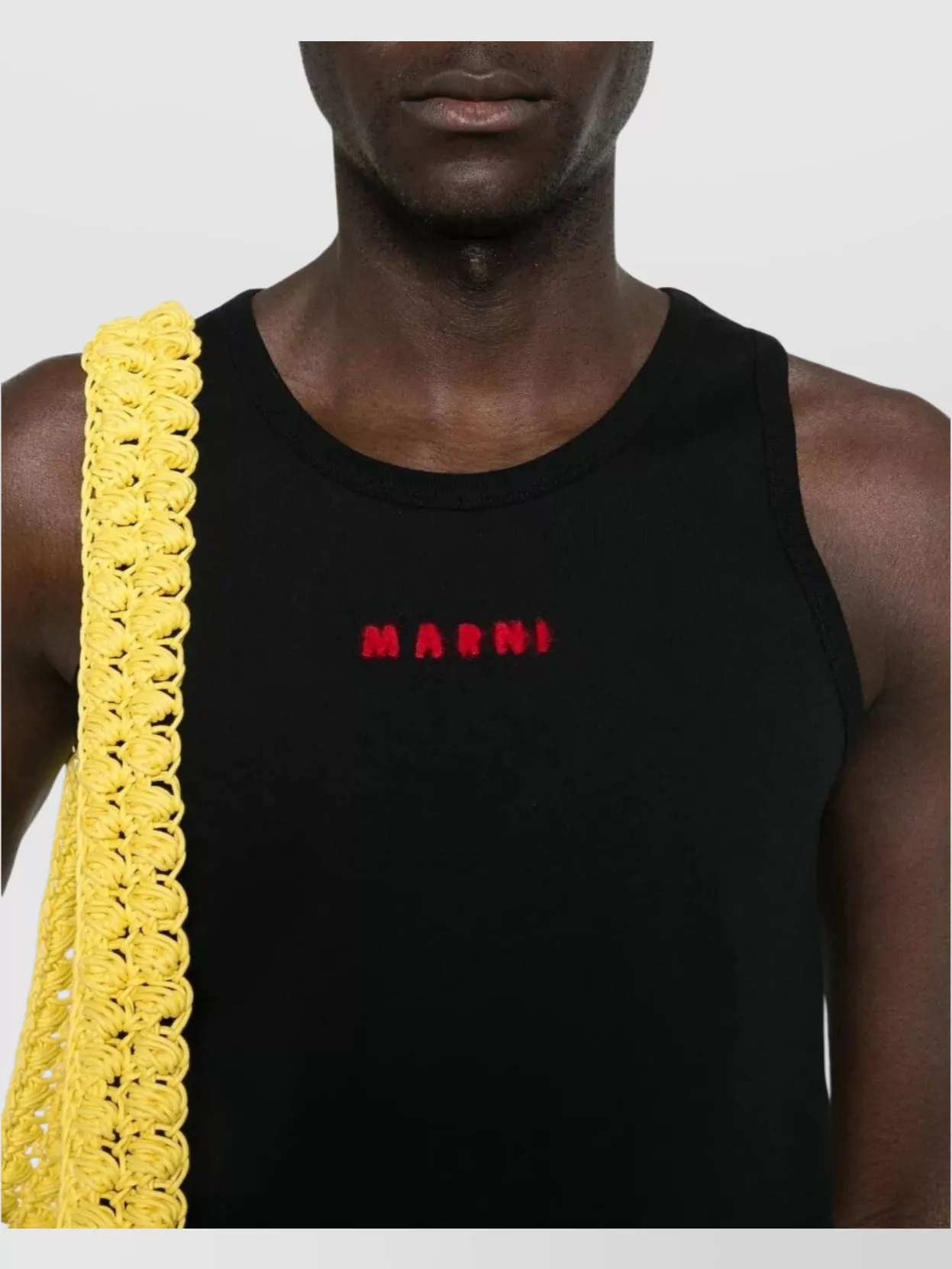 Shop Marni Men's T-shirt Sleeveless Crew Neck