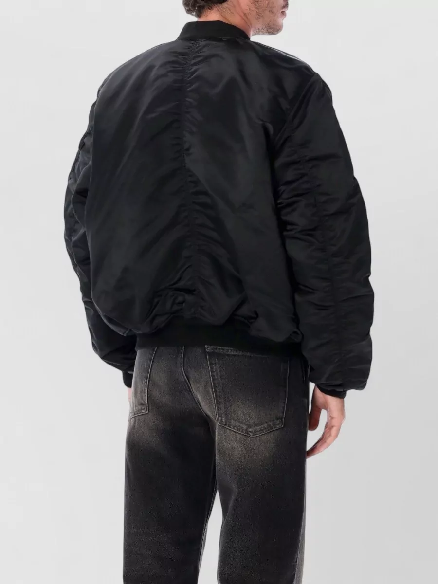 Alpha Industries Quilted Relaxed-Fit Padded Bomber Jacket