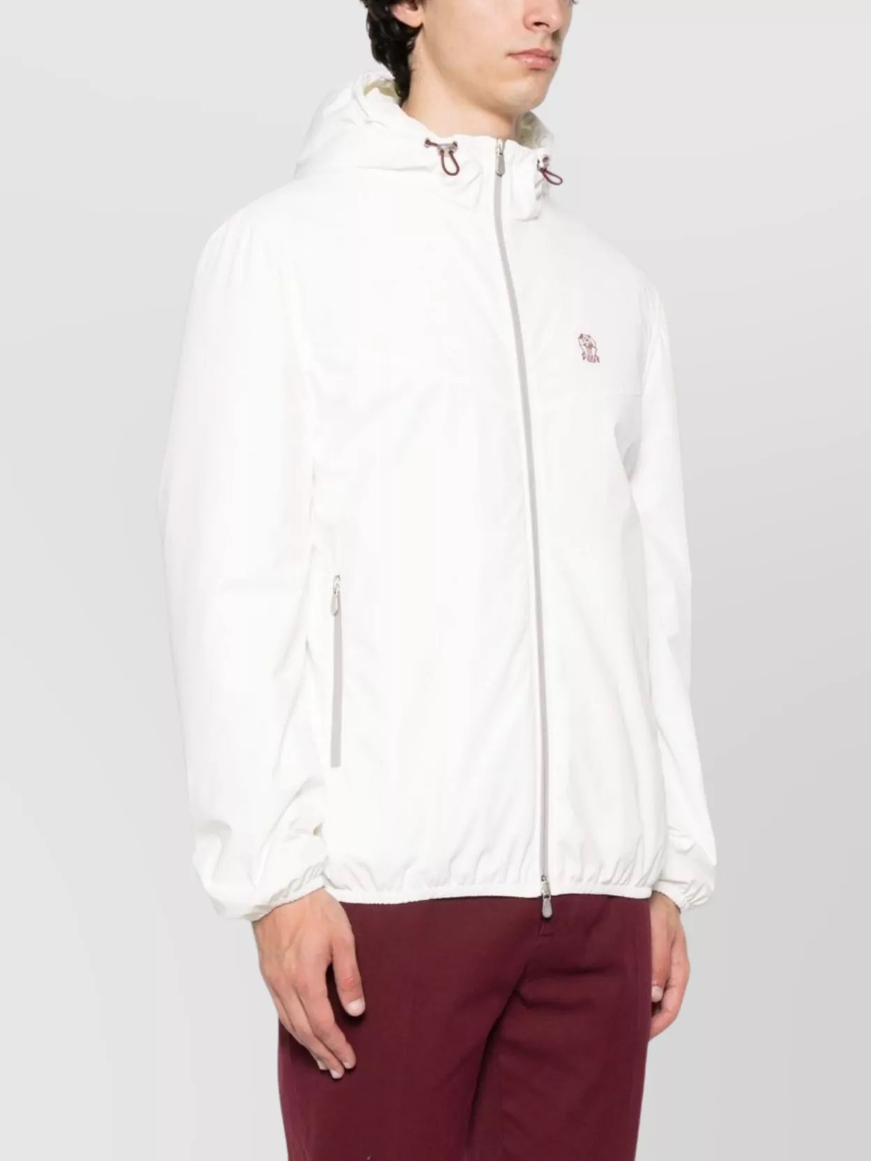 Brunello Cucinelli Hooded Nylon Blouson Jacket