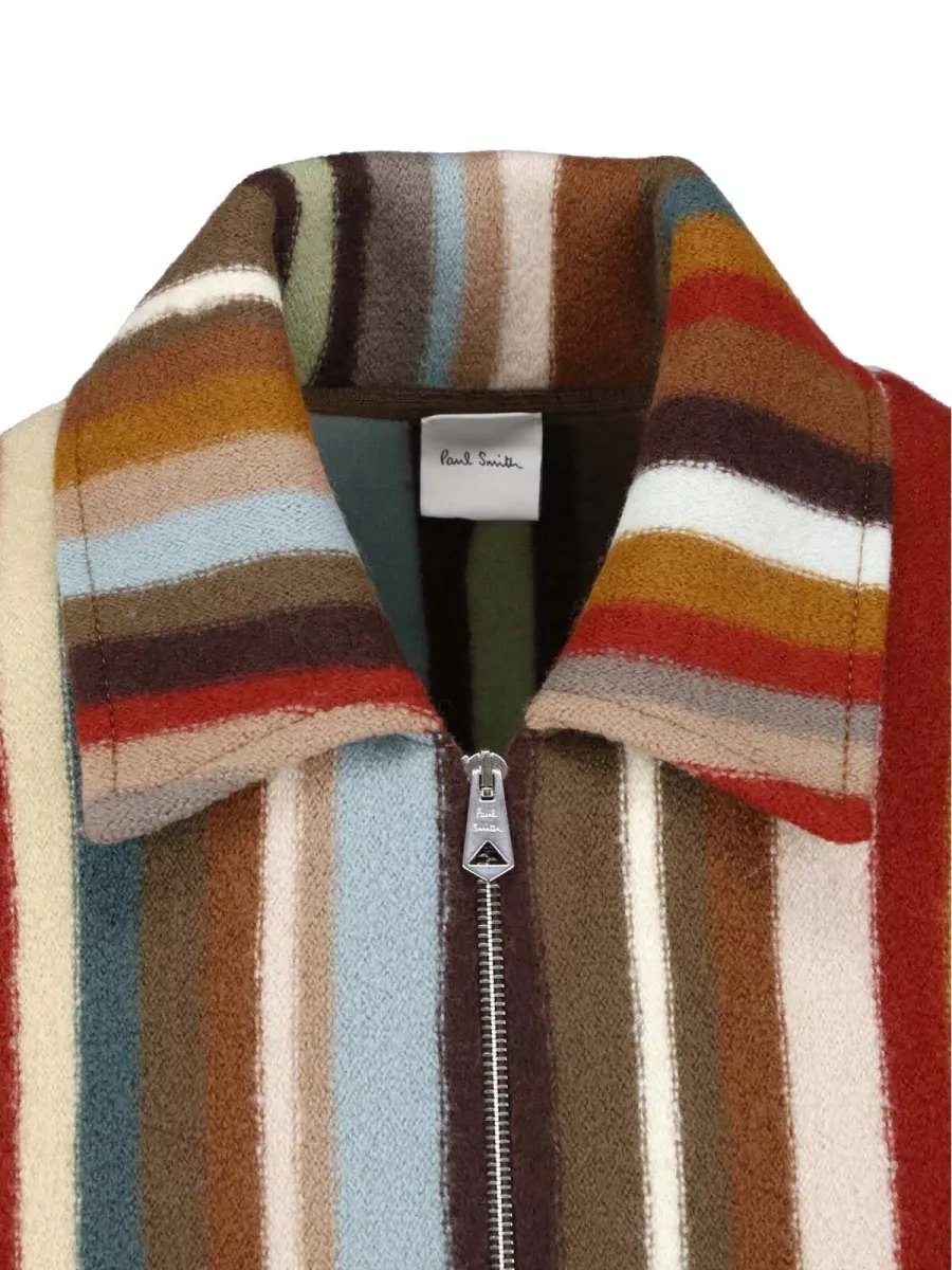 Paul Smith Merino Wool Crewneck Jacket