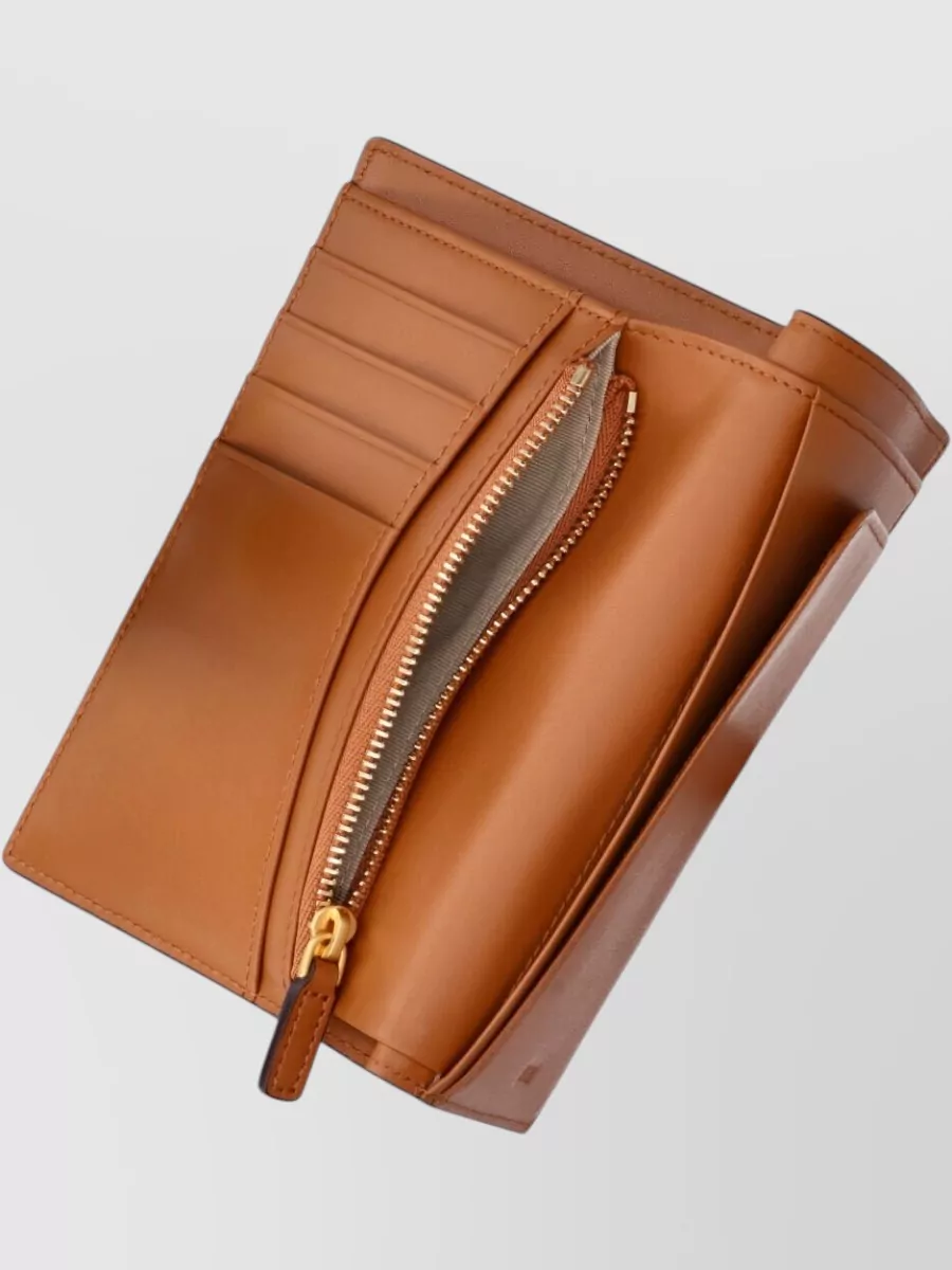 Mcm Visetos Logo Print Passport Holder