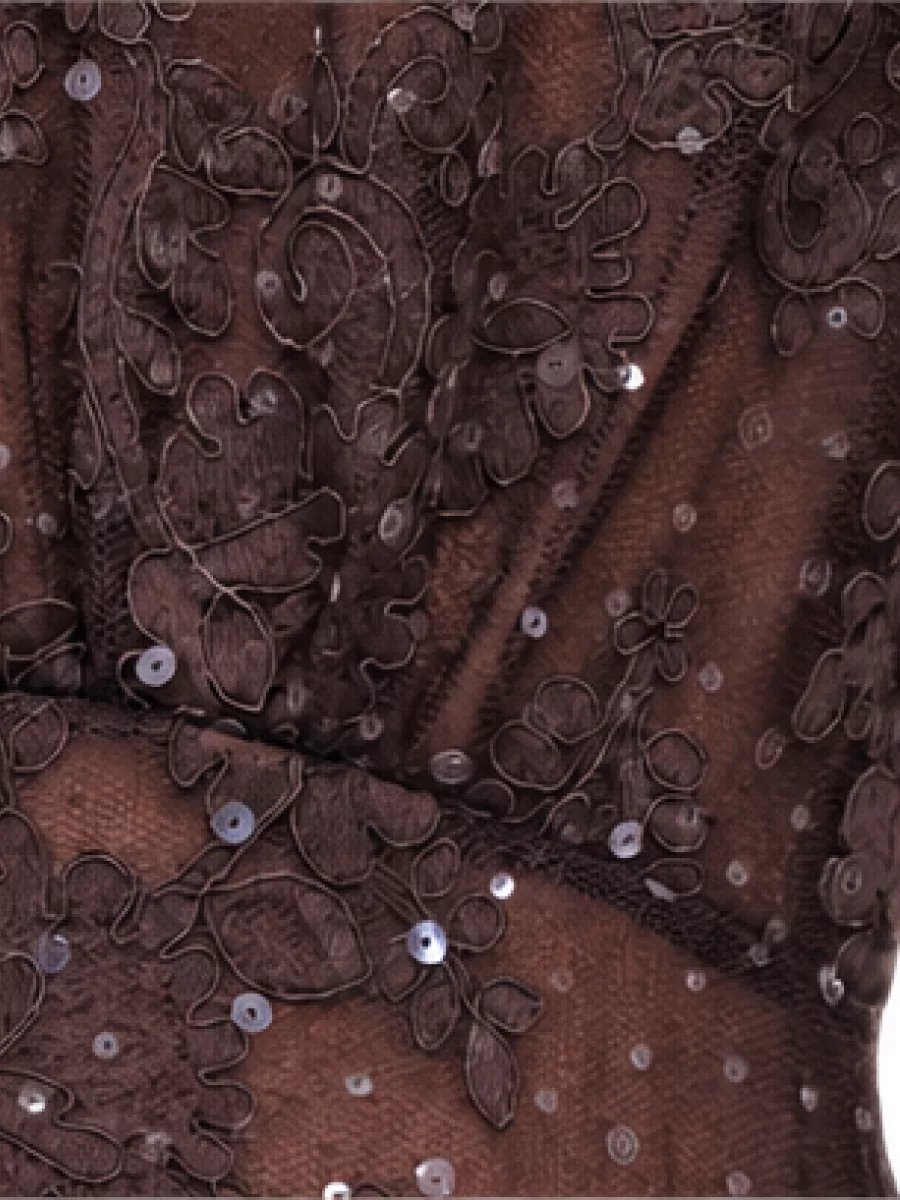Self-Portrait Sequin Lace Maxi Dress