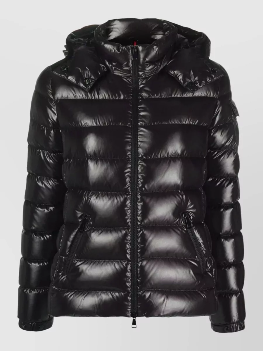 Moncler Down hooded quilted short jacket